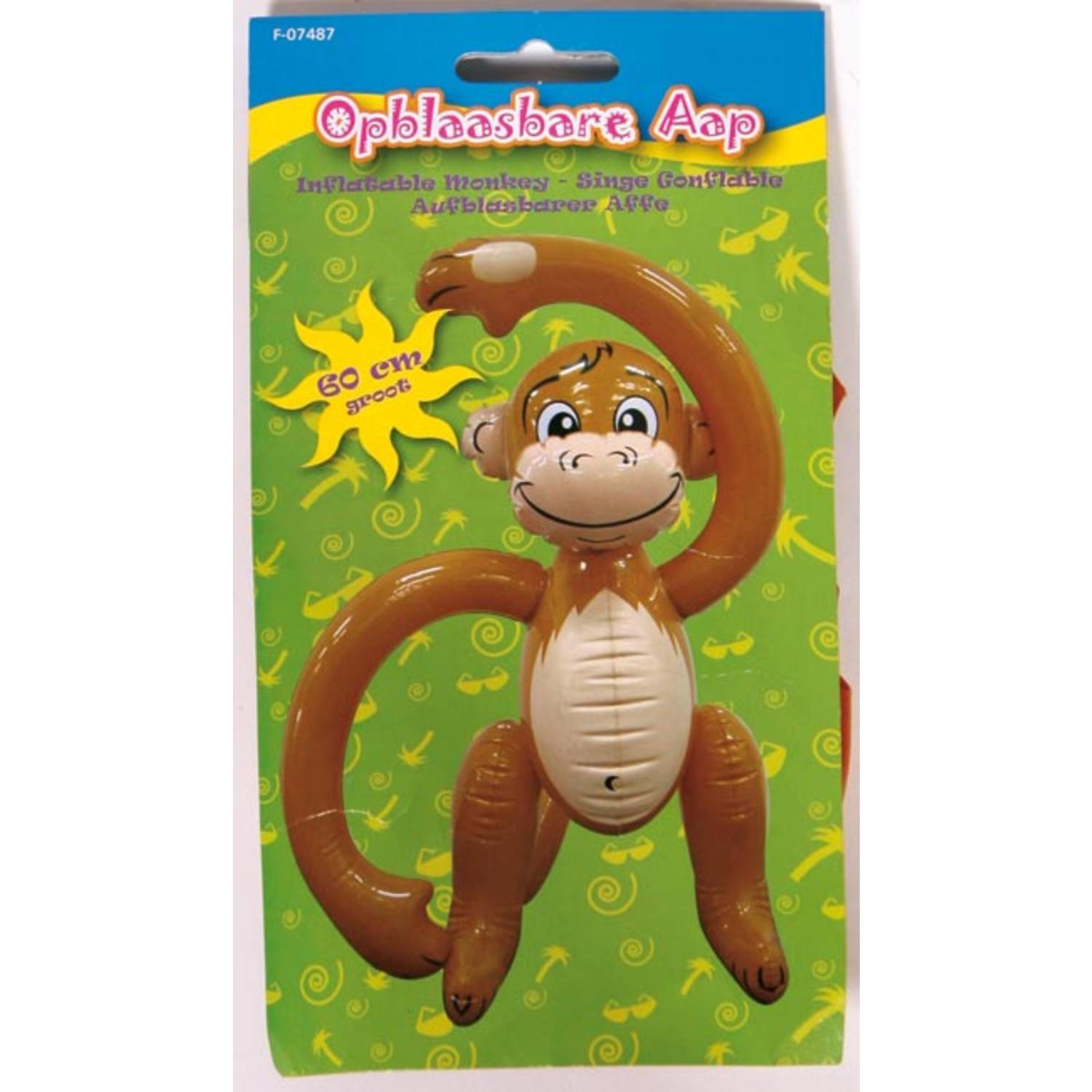 Inflatable Monkey - 60 x 26 cm - Anilas UK