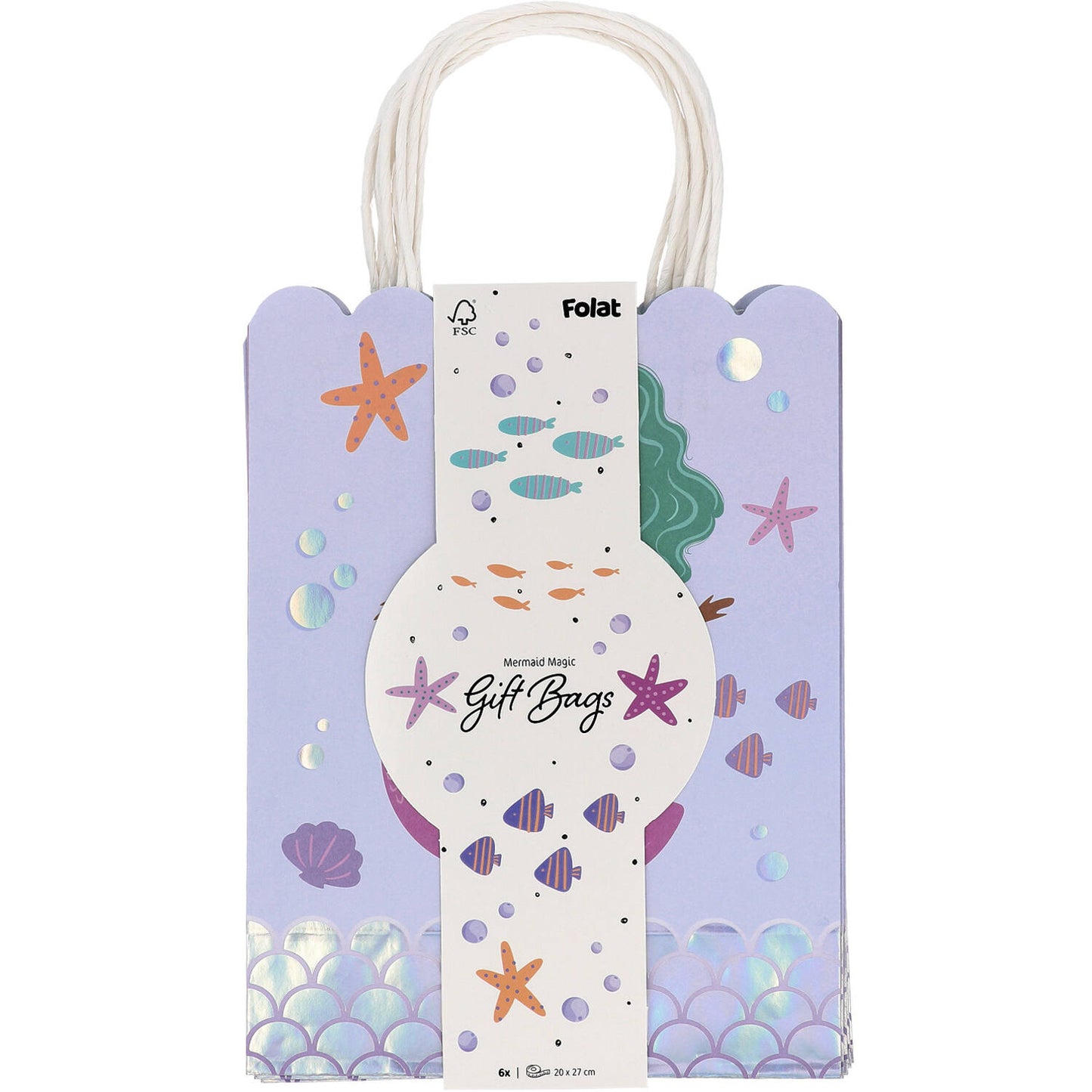 Mermaid Magic Gift Bags (20x27 cm) - Anilas UK