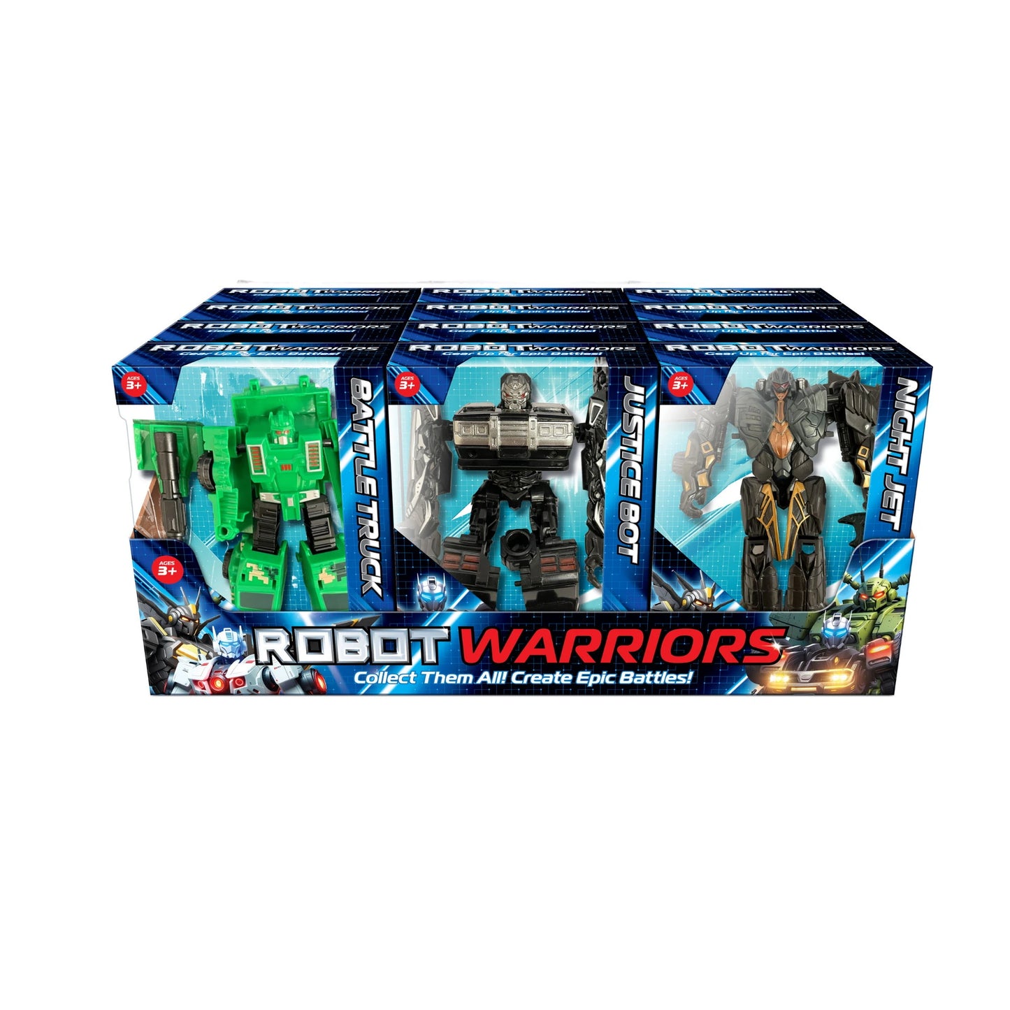 Robot Warriors (6 Asst) - Anilas UK