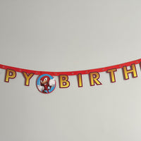 Sonic "Happy Birthday" Die-Cut Paper Banner