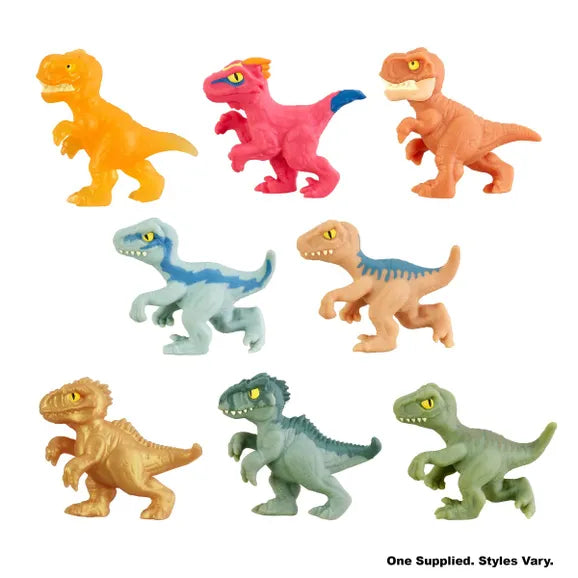 Heroes of Goo Jit Zu Jurassic Minis Assorted Stretchy Dinosaurs - Anilas UK