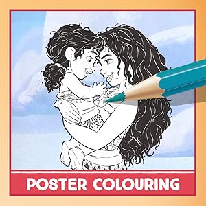 Disney Moana 2 Epic Colouring Book - Anilas UK