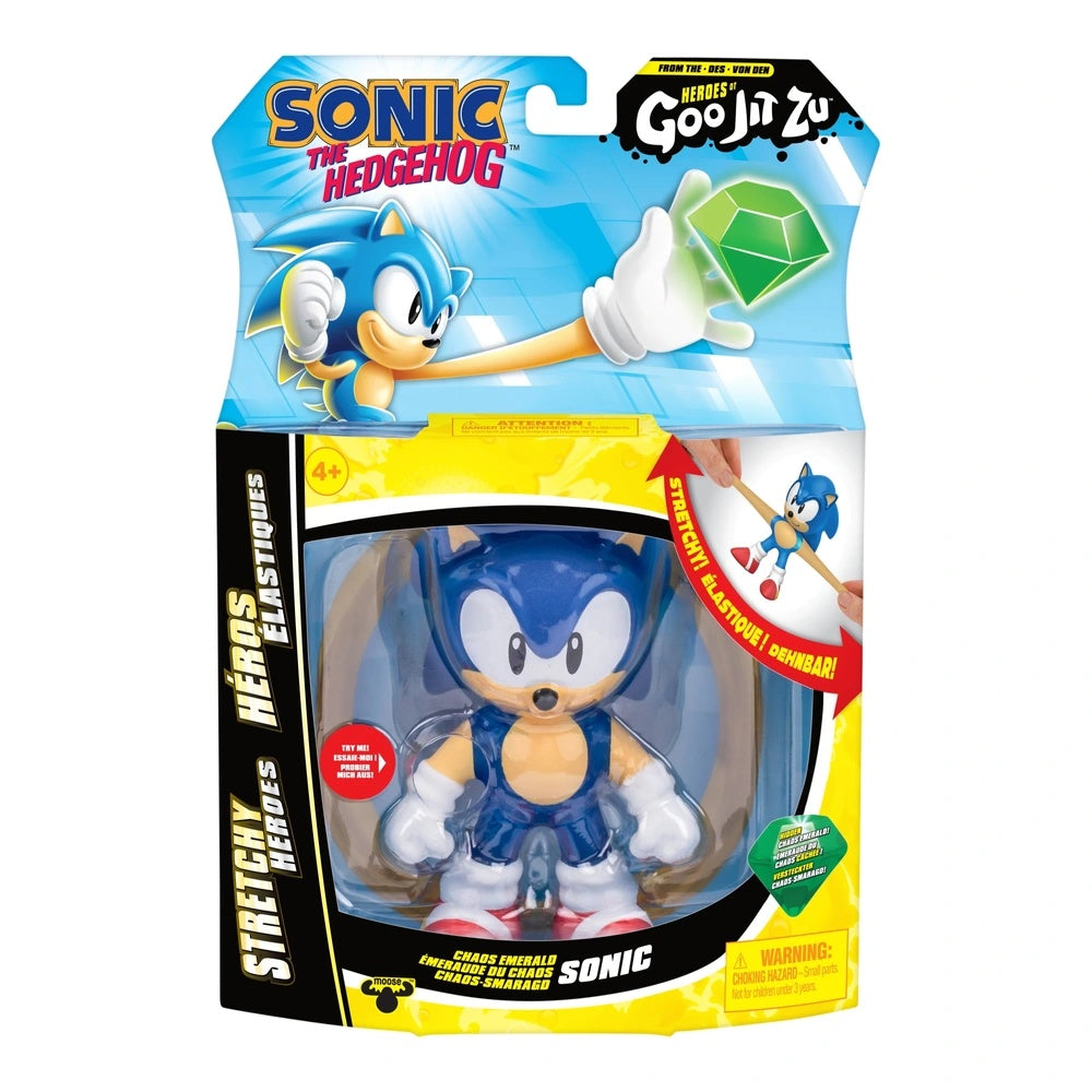 Heroes of Goo Jit Zu Sonic the Hedgehog Hero Pack Chaos Emerald Sonic Action Figure - Anilas UK