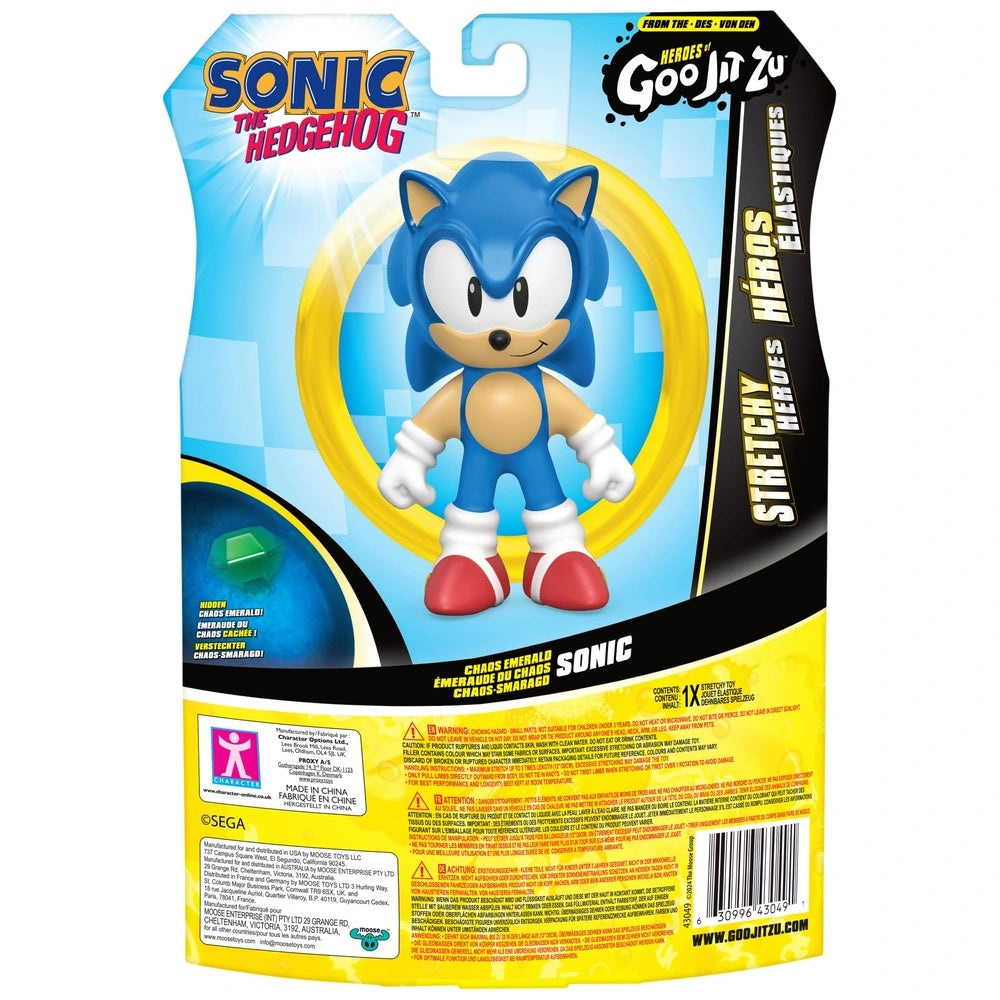 Heroes of Goo Jit Zu Sonic the Hedgehog Hero Pack Chaos Emerald Sonic Action Figure - Anilas UK