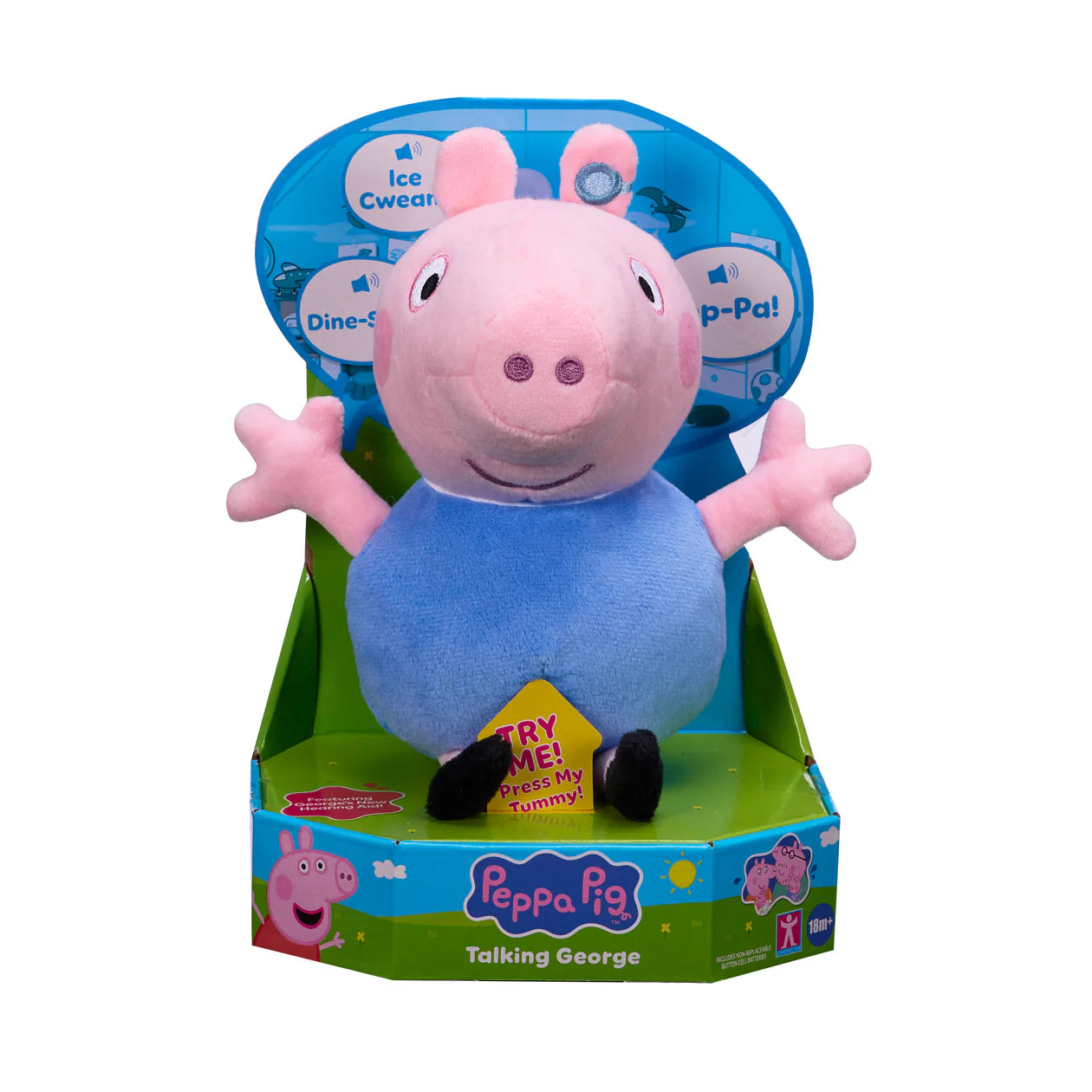 Peppa Pig Talking George Soft Toy - Anilas UK