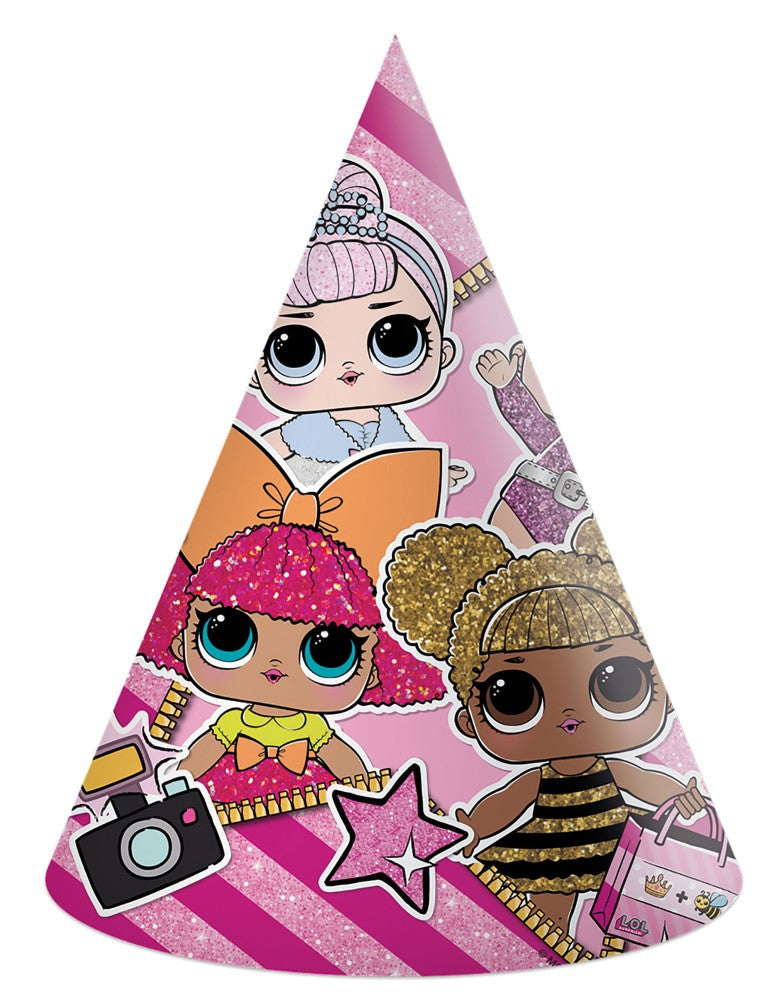 LOL Surprise Party Hats (Pack of 6)