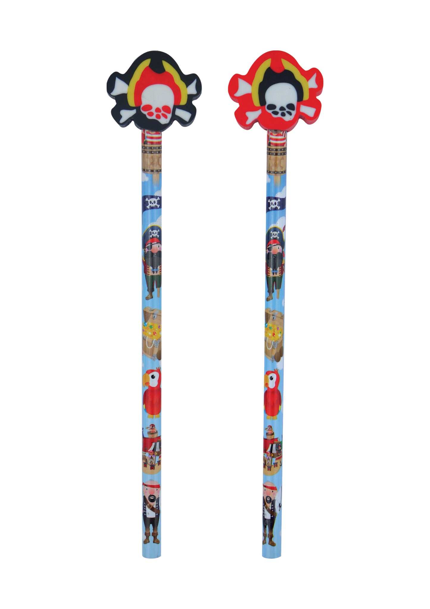 Pirate Pencils with Eraser Top Rubber - Anilas UK