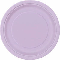 Lavender Paper Plates - 21.9cm (Pack of 8)