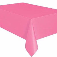 Hot Pink Plastic Table cover (137x274 cm)