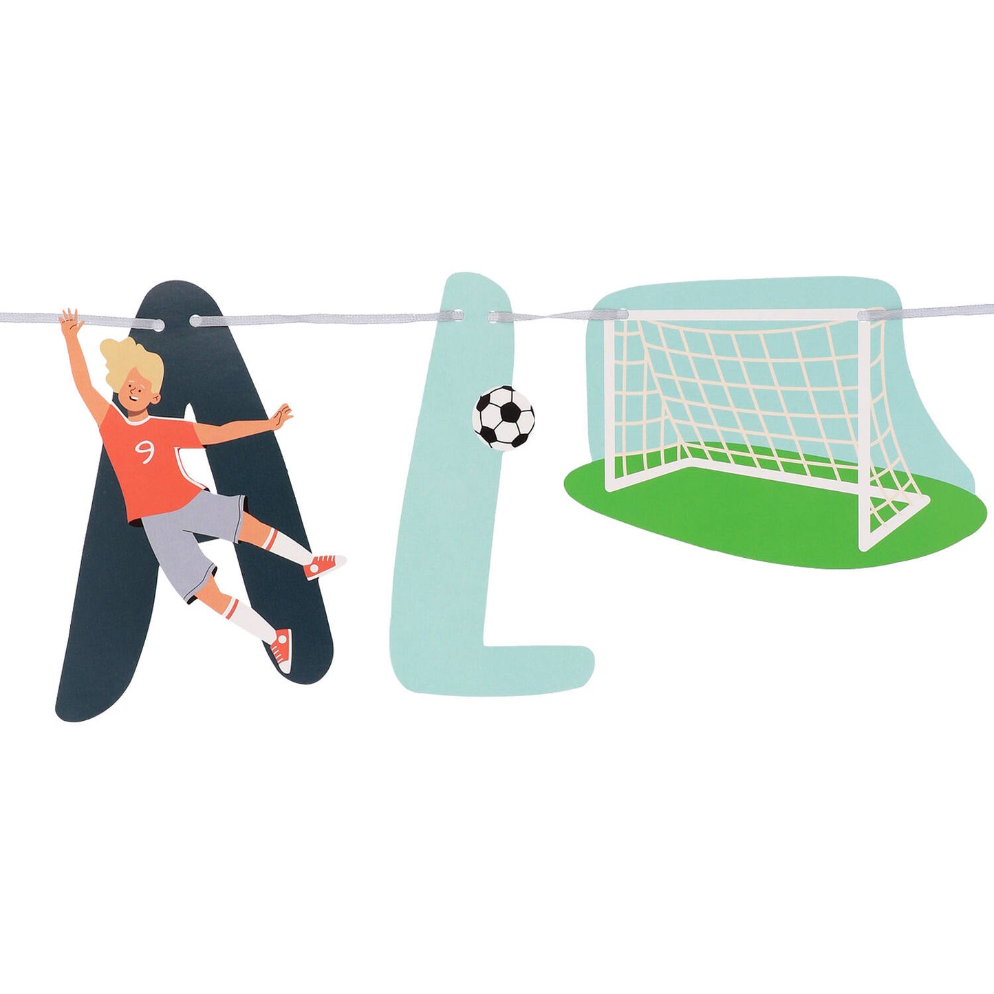 Fantastic Football Letter Banner Set (1.5 meters) - Anilas UK
