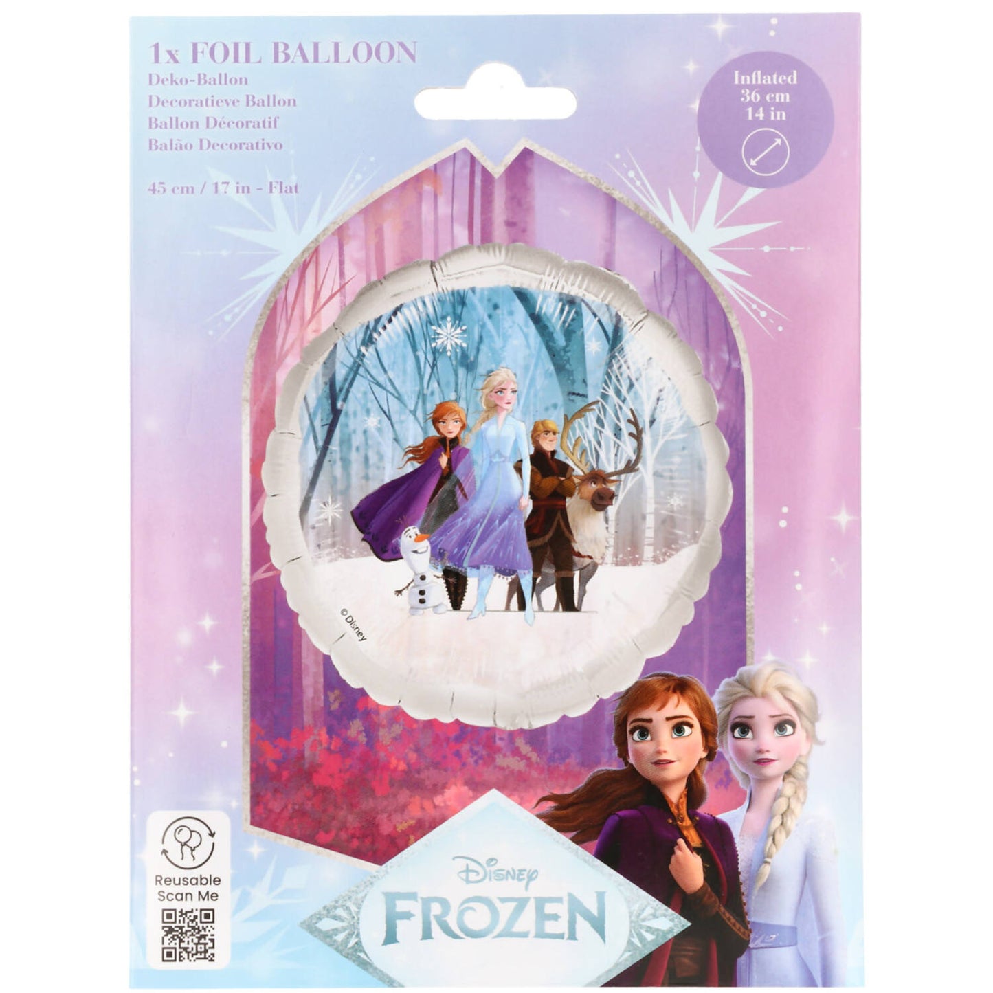 Disney Frozen Foil Balloon 45 cm