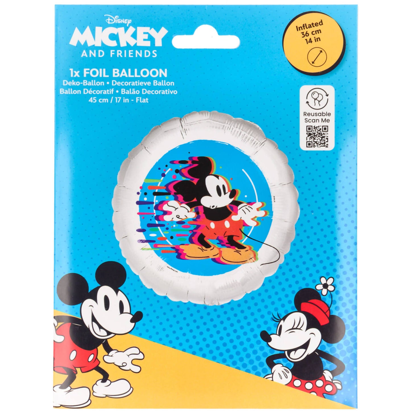 Disney Mickey Mouse Foil Balloon 45 cm
