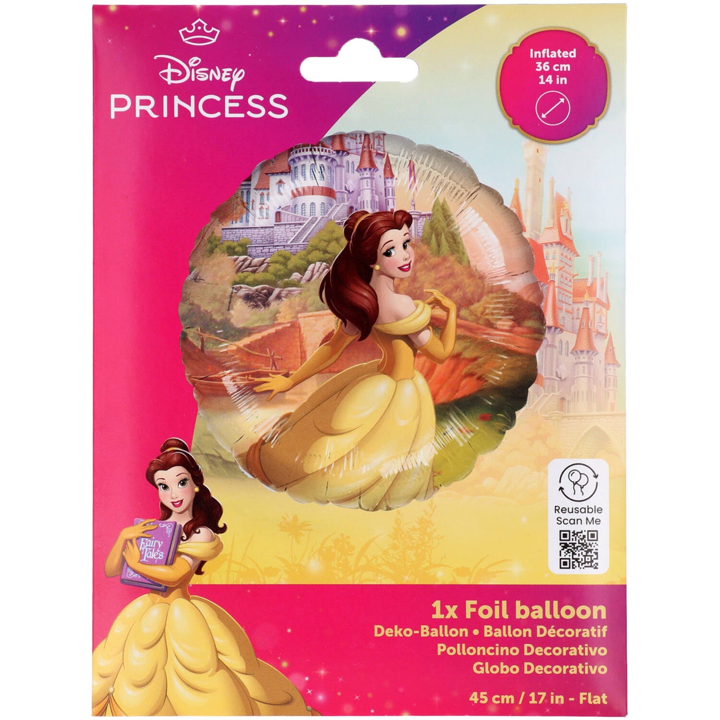 Disney Princess Belle Foil Balloon 45 cm