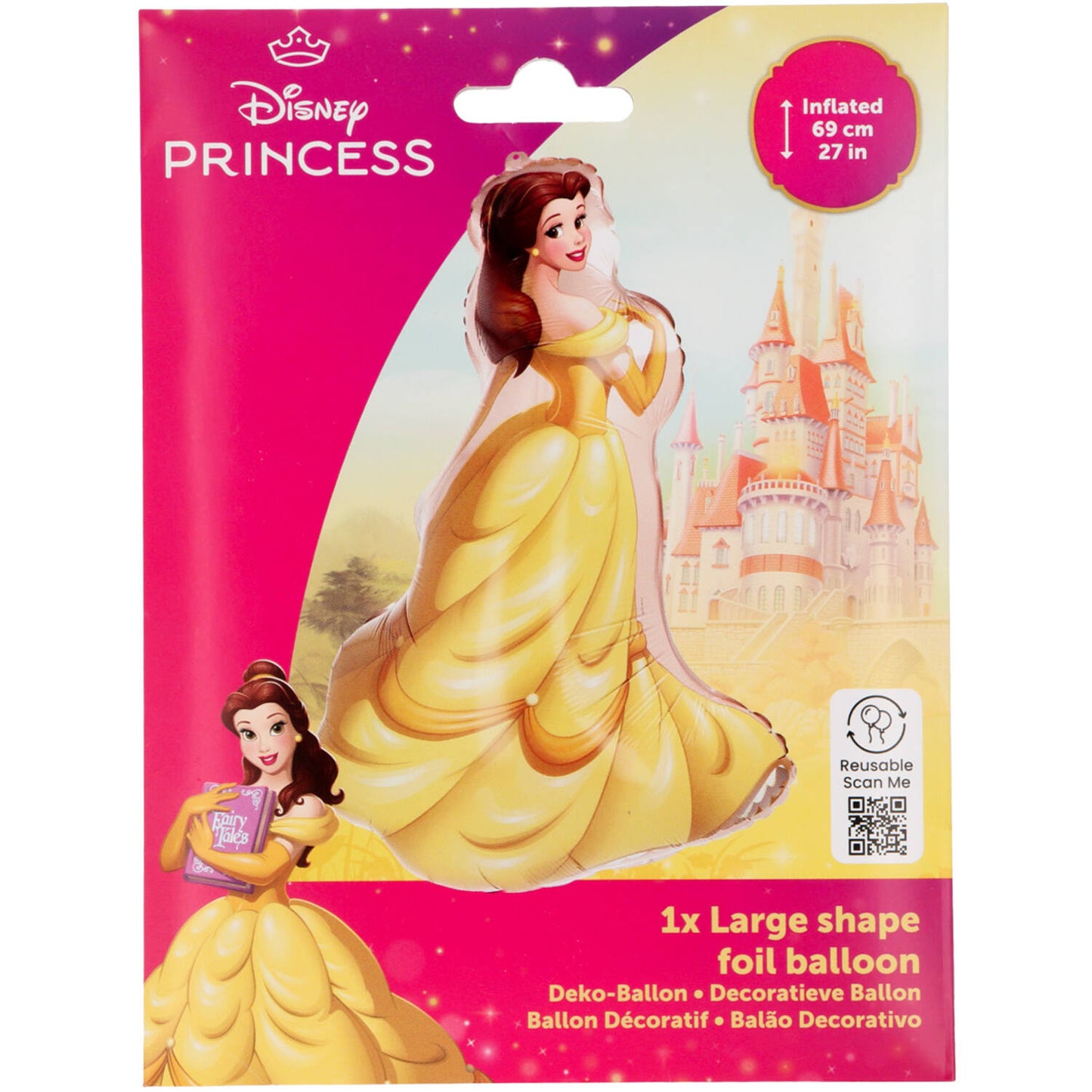 Disney Princess Belle - Shape Foil Balloon 69 cm