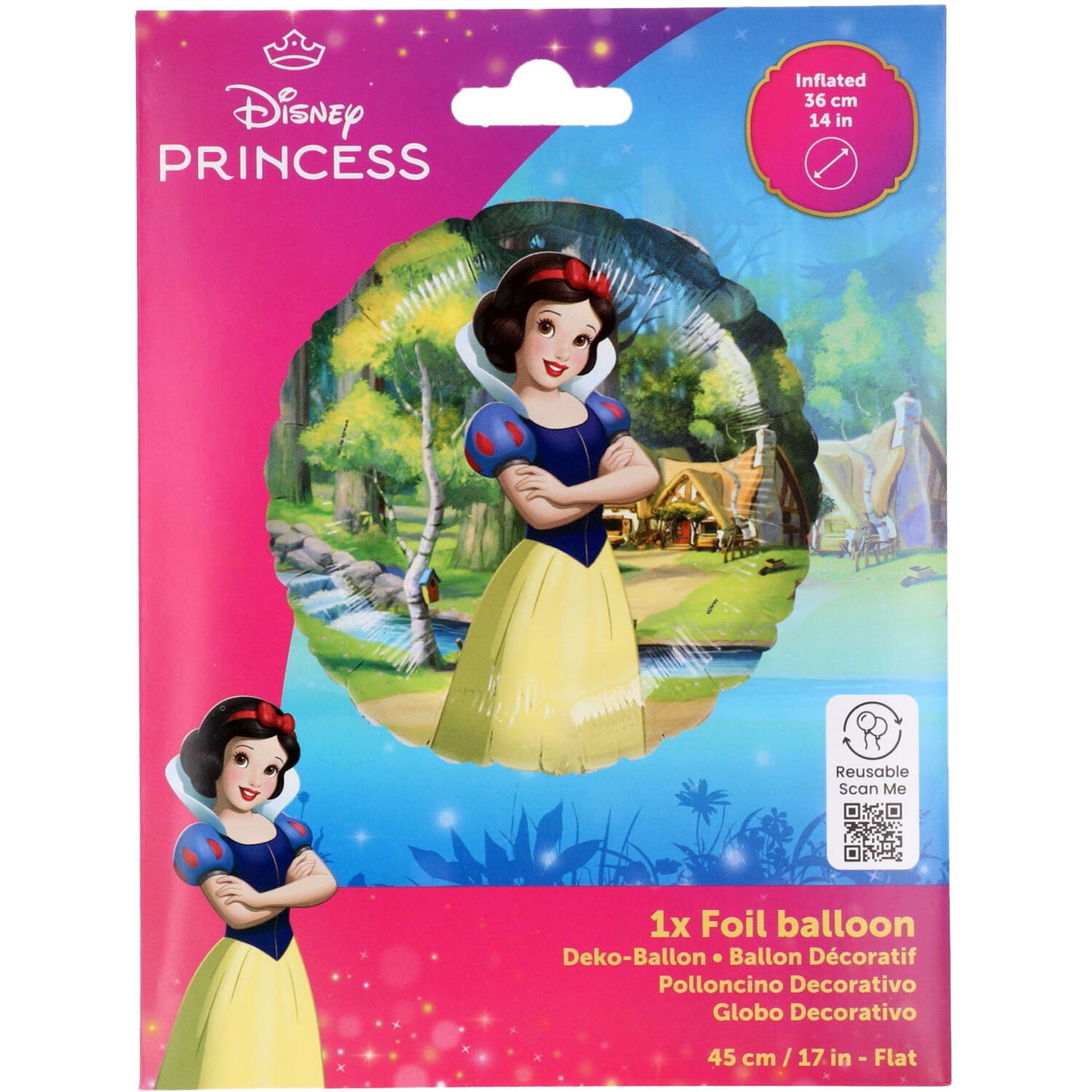 Disney Princess Snow White Foil Balloon 45 cm