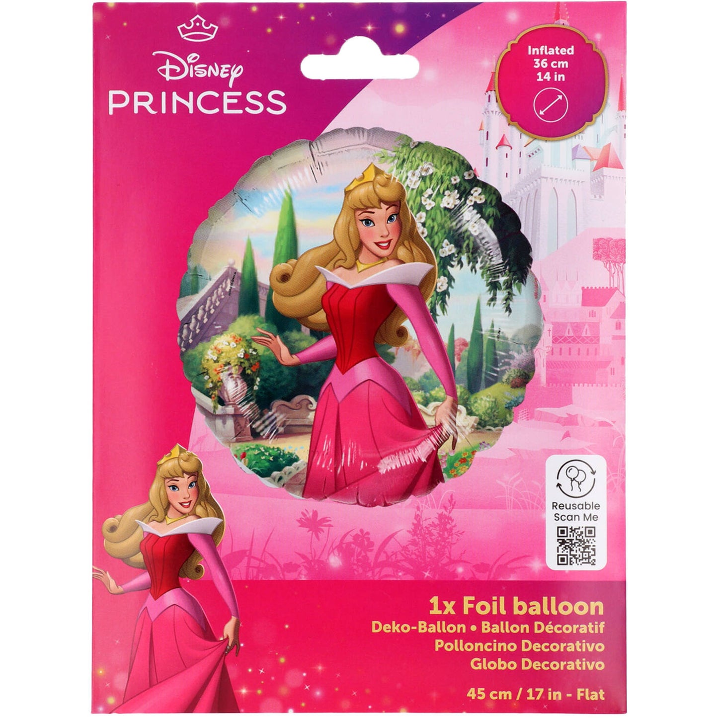 Disney Princess Sleeping Beauty Foil Balloon 45 cm