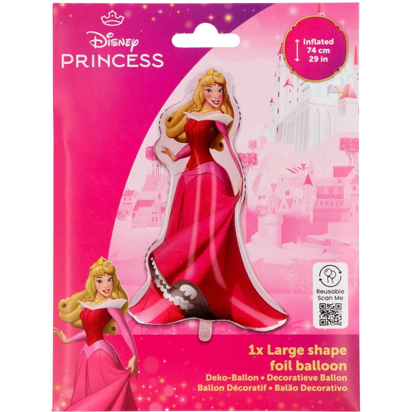 Disney Princess Sleeping Beauty - Aurora - Shape Foil Balloon 49 x 74 cm