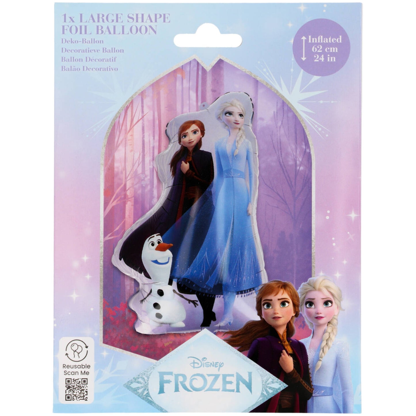 Disney Frozen - Shape Foil Balloon 62 cm