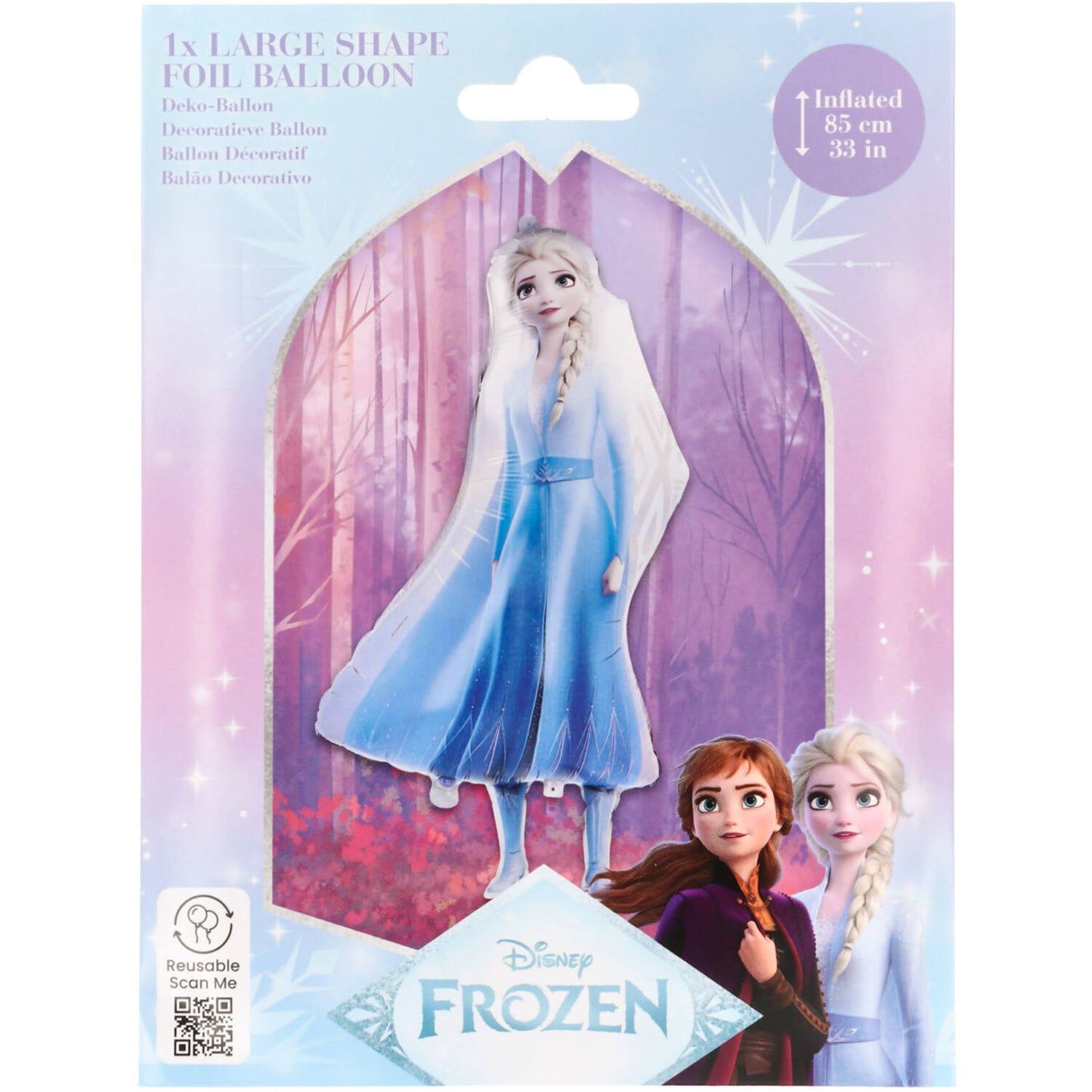 Disney Frozen Elsa - Shape Foil Balloon 85 cm