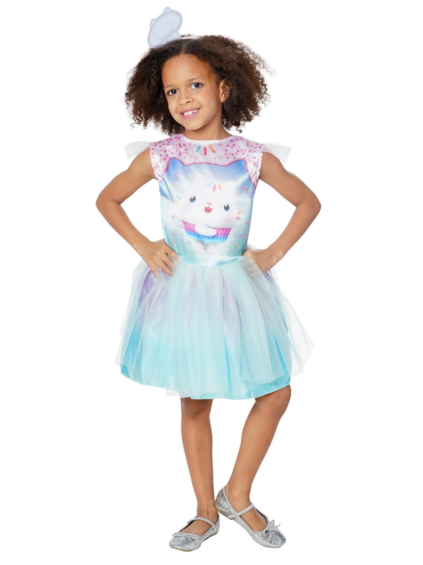 Gabby's Dollhouse Cakey Cat Tutu Dress and Headband Costume - Anilas UK