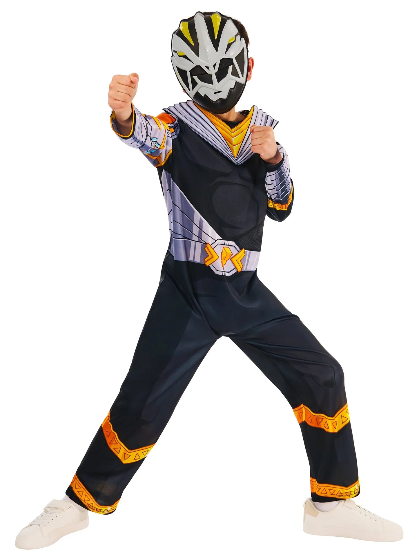 Cosmic Fury Black Ranger Dressing Up Costume - Anilas UK