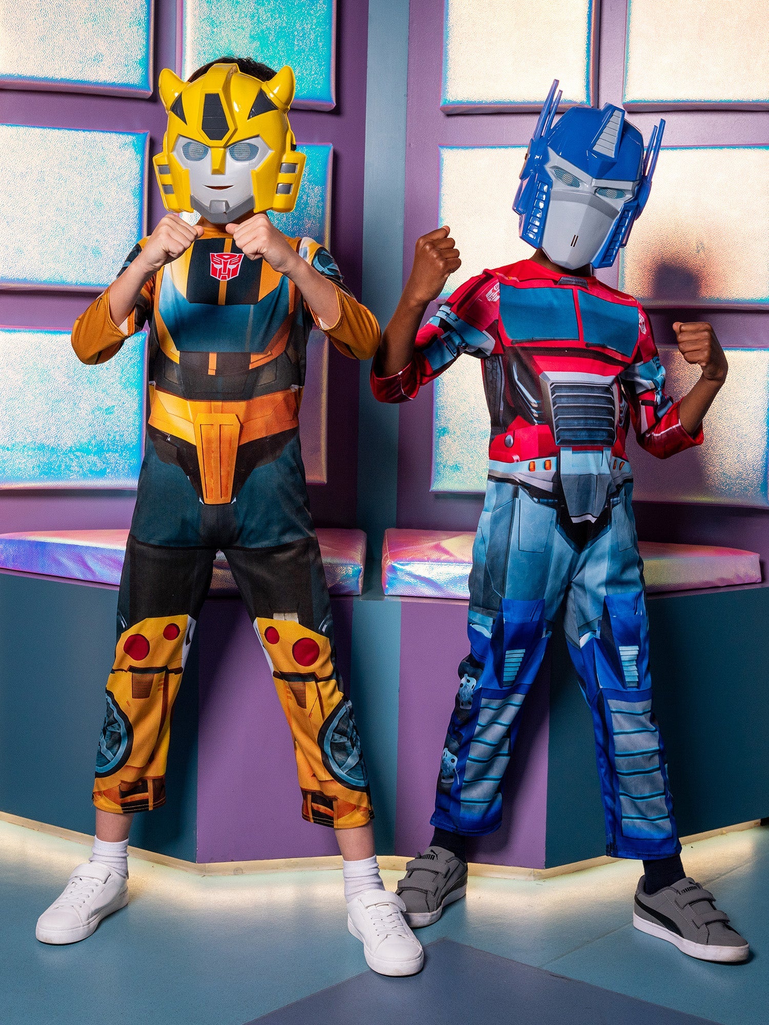 Optimus Prime Dressing Up Costume Jumpsuit & Mask - Anilas UK