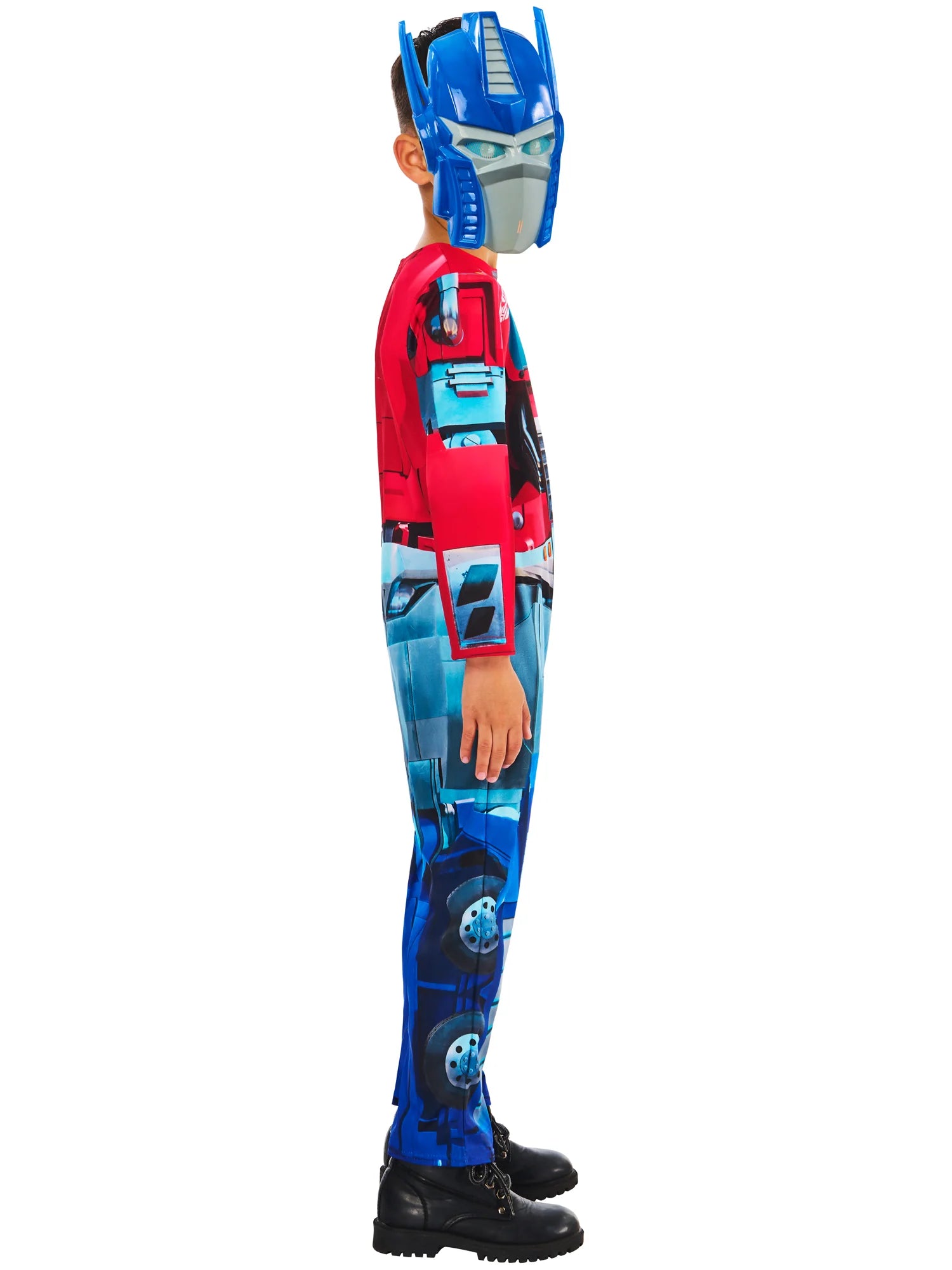 Optimus Prime Dressing Up Costume Jumpsuit & Mask - Anilas UK