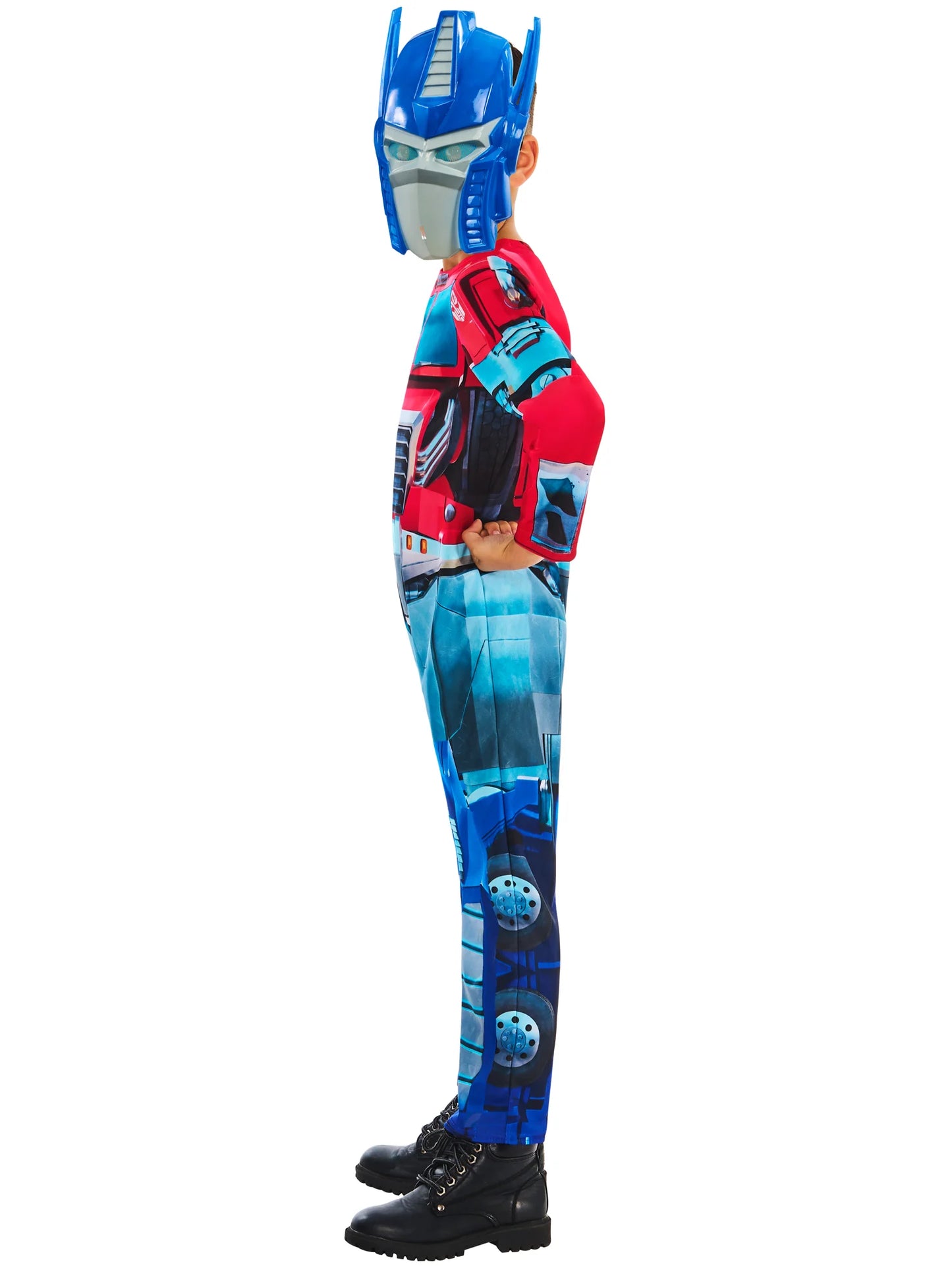 Optimus Prime Dressing Up Costume Jumpsuit & Mask - Anilas UK