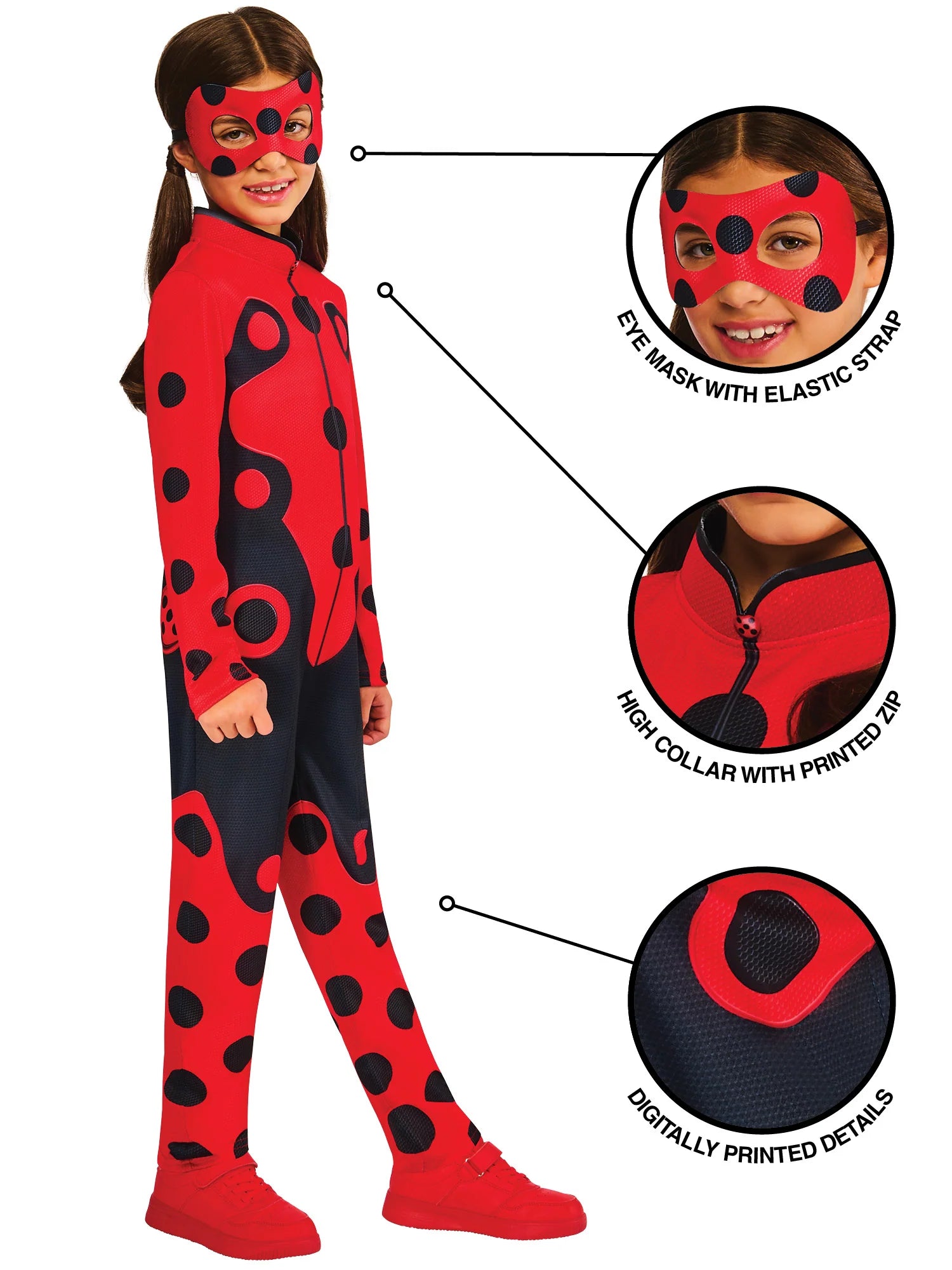 Miraculous Ladybug Dressing Up Costume - Anilas UK