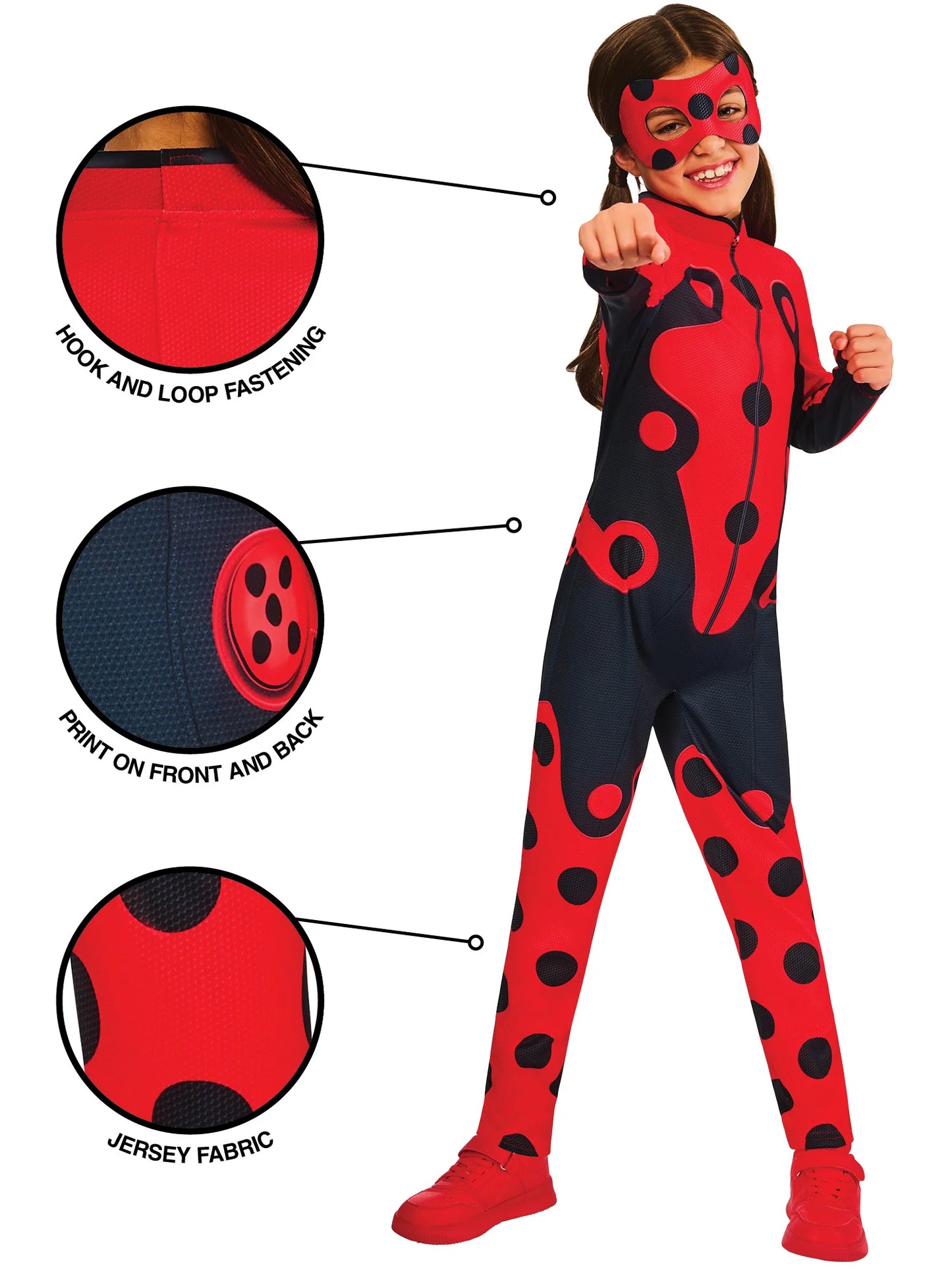 Miraculous Ladybug Dressing Up Costume - Anilas UK