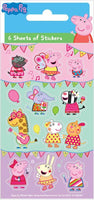 
              Peppa Pig Carnival Party Sticker Pack - Anilas UK
            