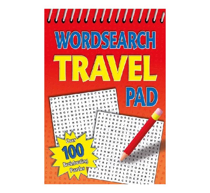 Wordsearch Travel Pad Puzzle Book - Anilas UK