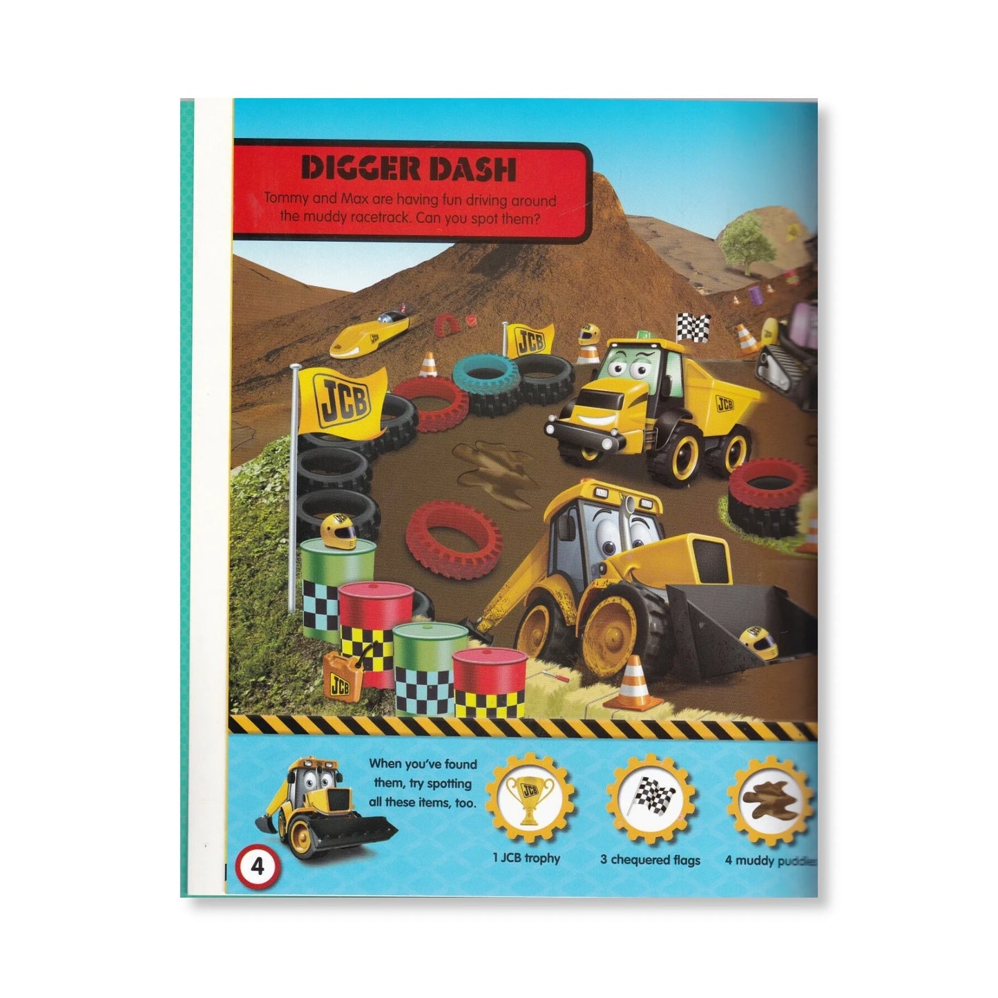 My First JCB: Super Machines Sticker and Activity - Anilas UK