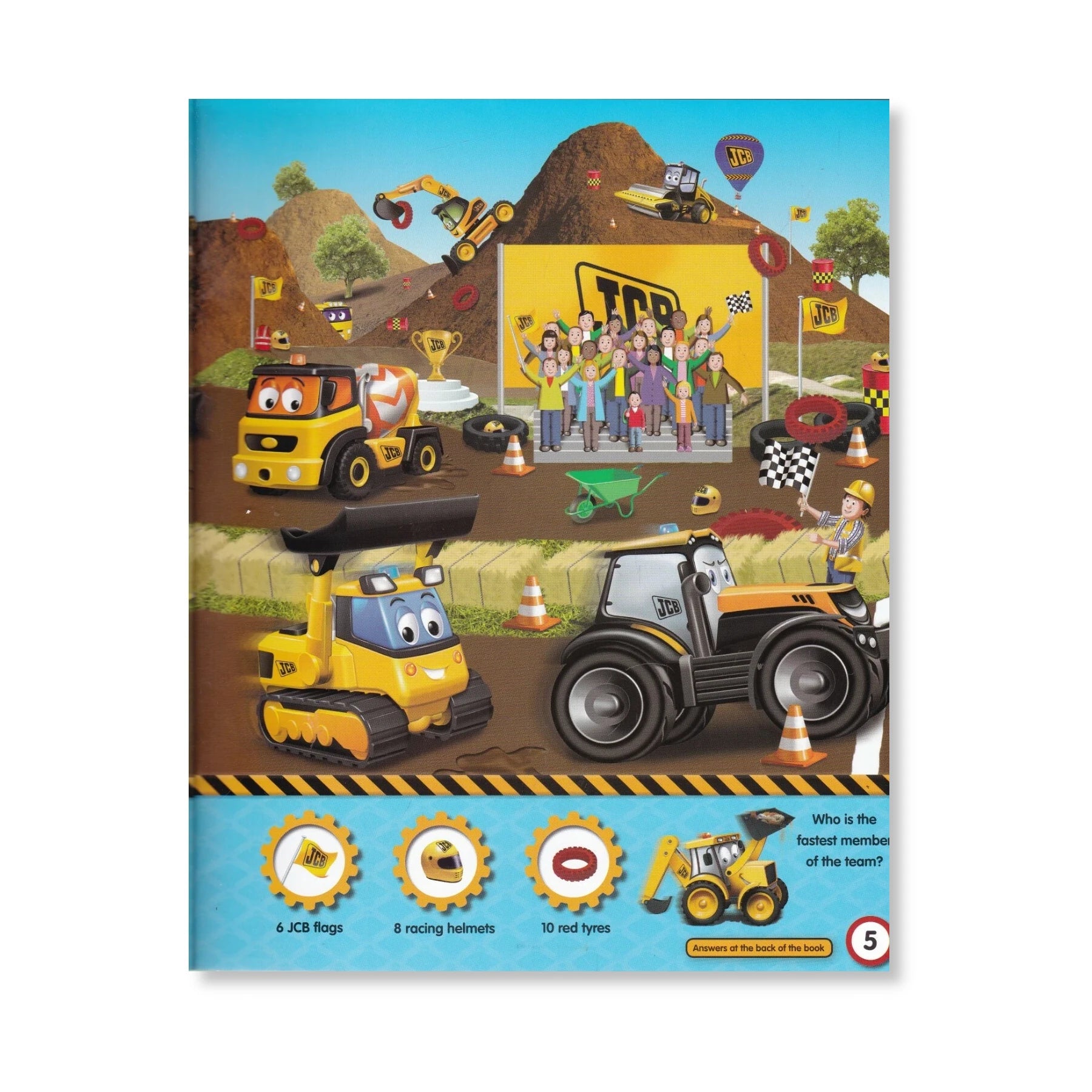 My First JCB: Super Machines Sticker and Activity - Anilas UK
