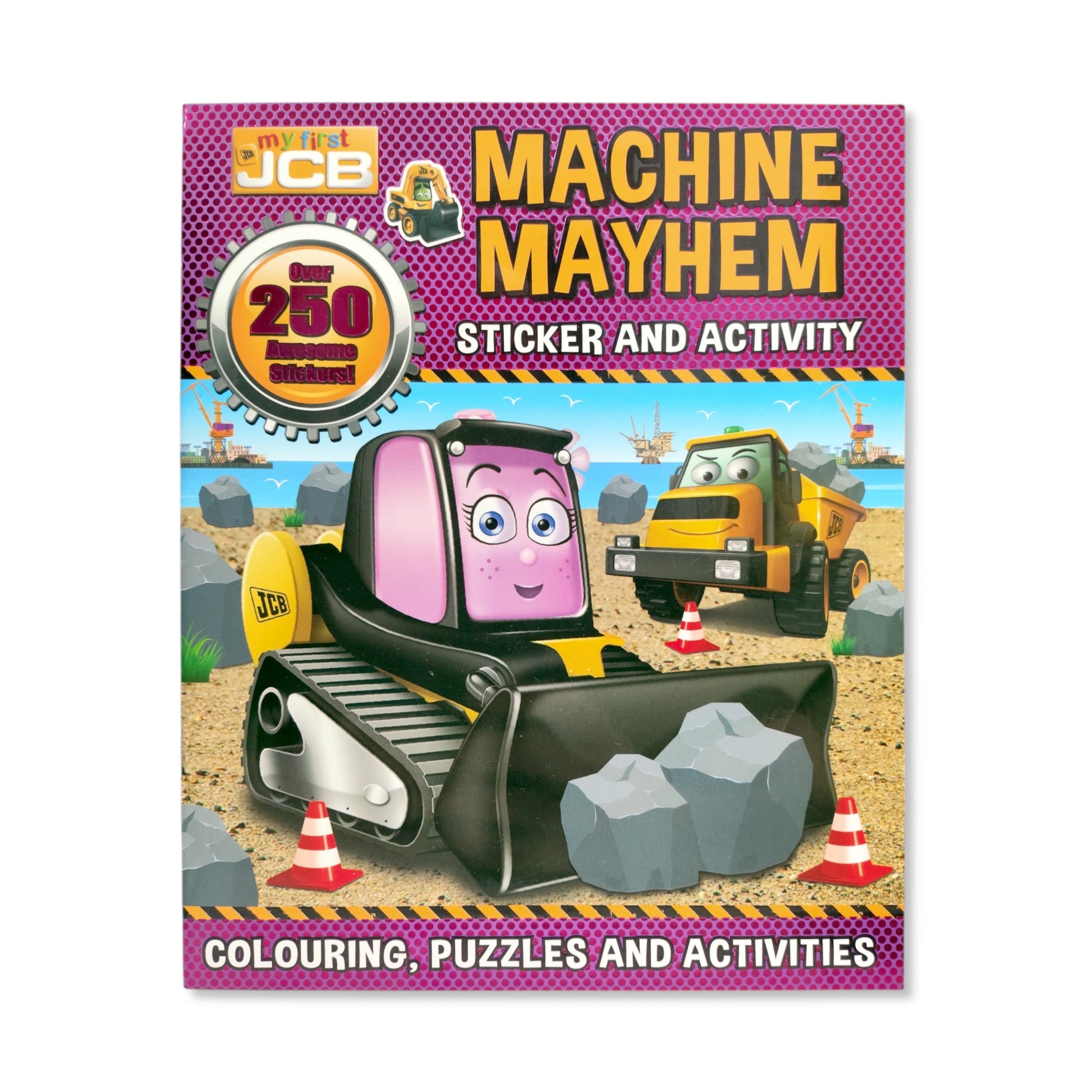 My First JCB: Machines Mayhem Sticker and Activity - Anilas UK