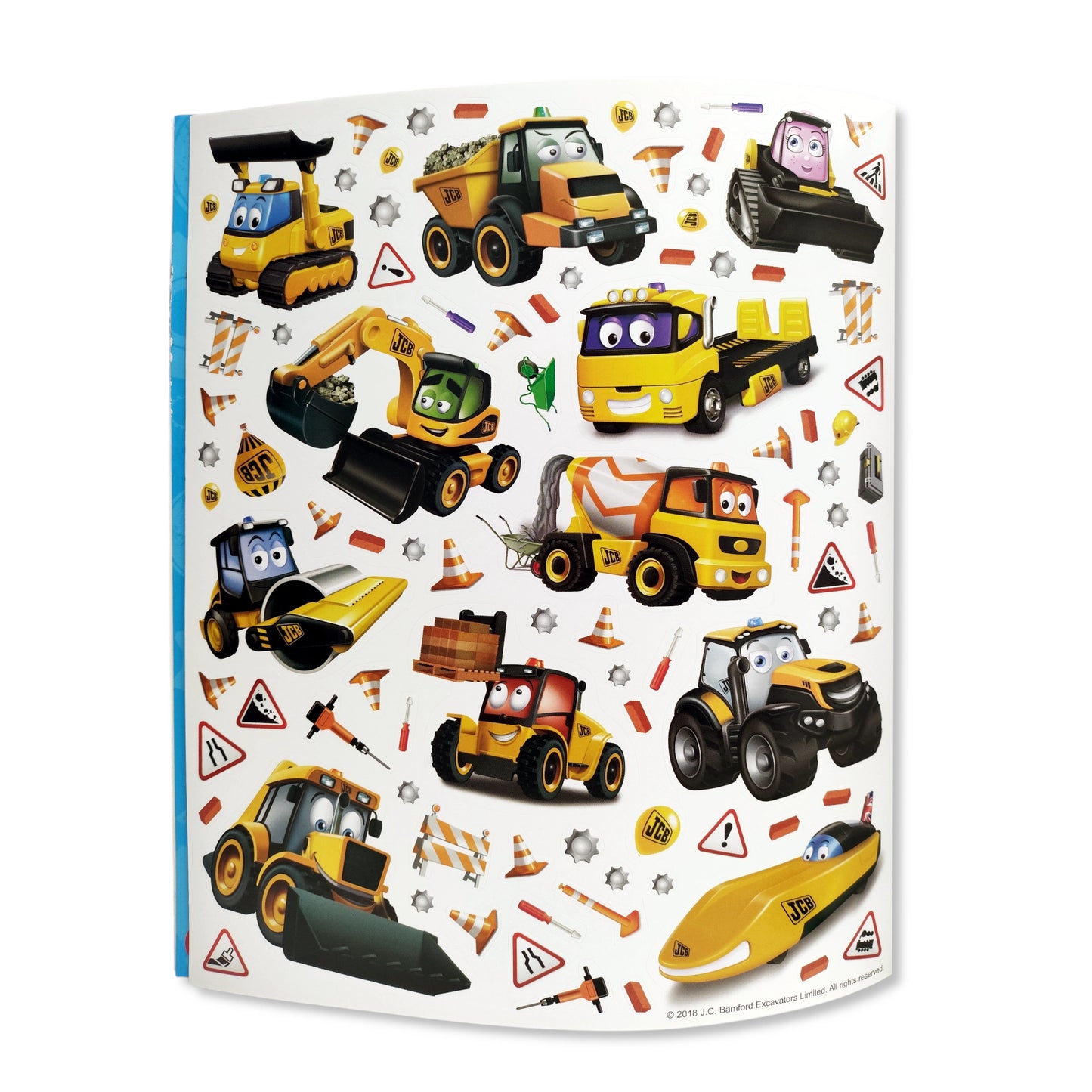 My First JCB: Machines Mayhem Sticker and Activity - Anilas UK