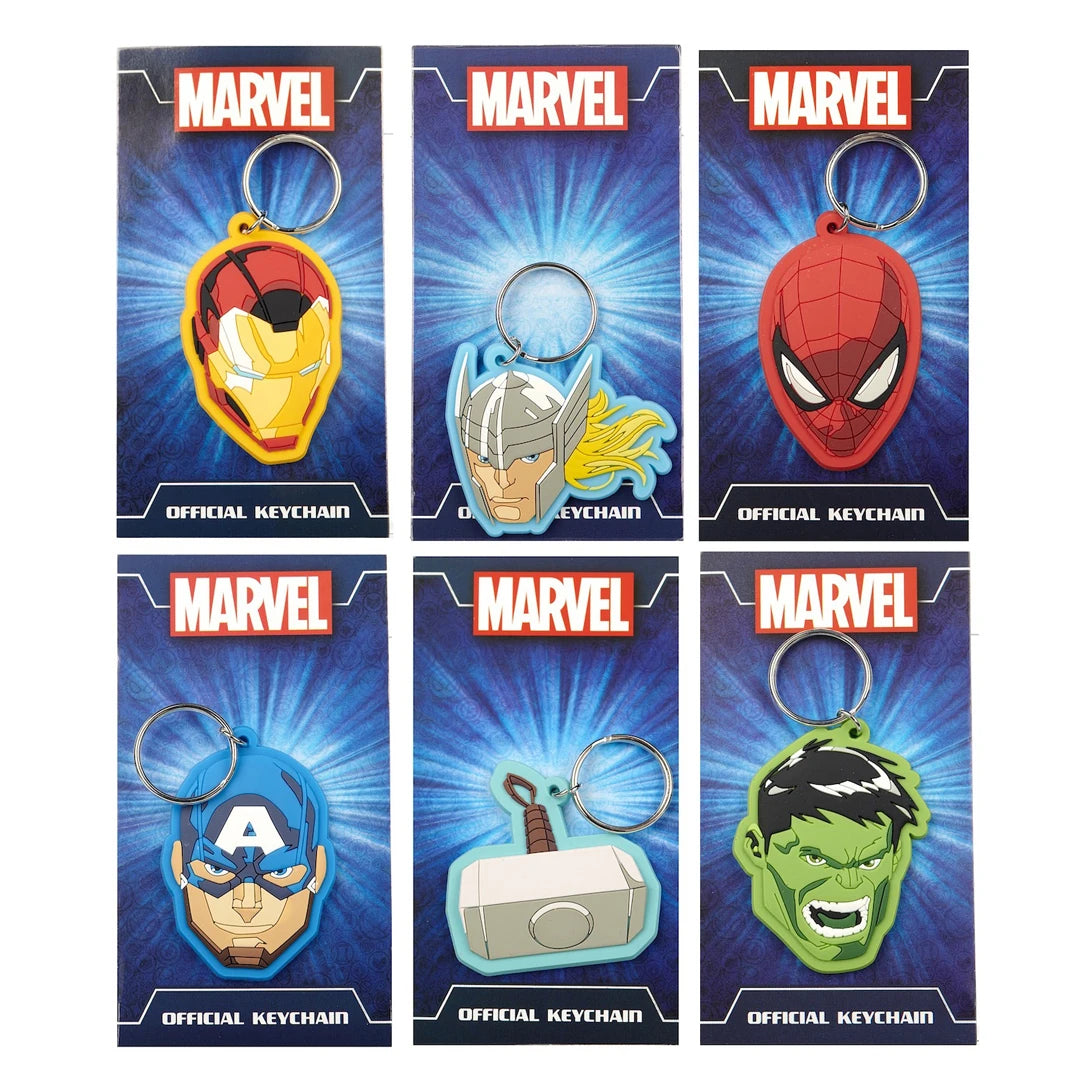 Marvel Soft 2D Keyrings (6 designs) - Anilas UK