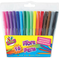 Set of 16 Assorted Fibre Pens - Anilas UK