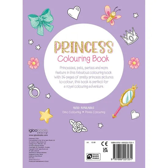 Princess Colouring Book - Anilas UK