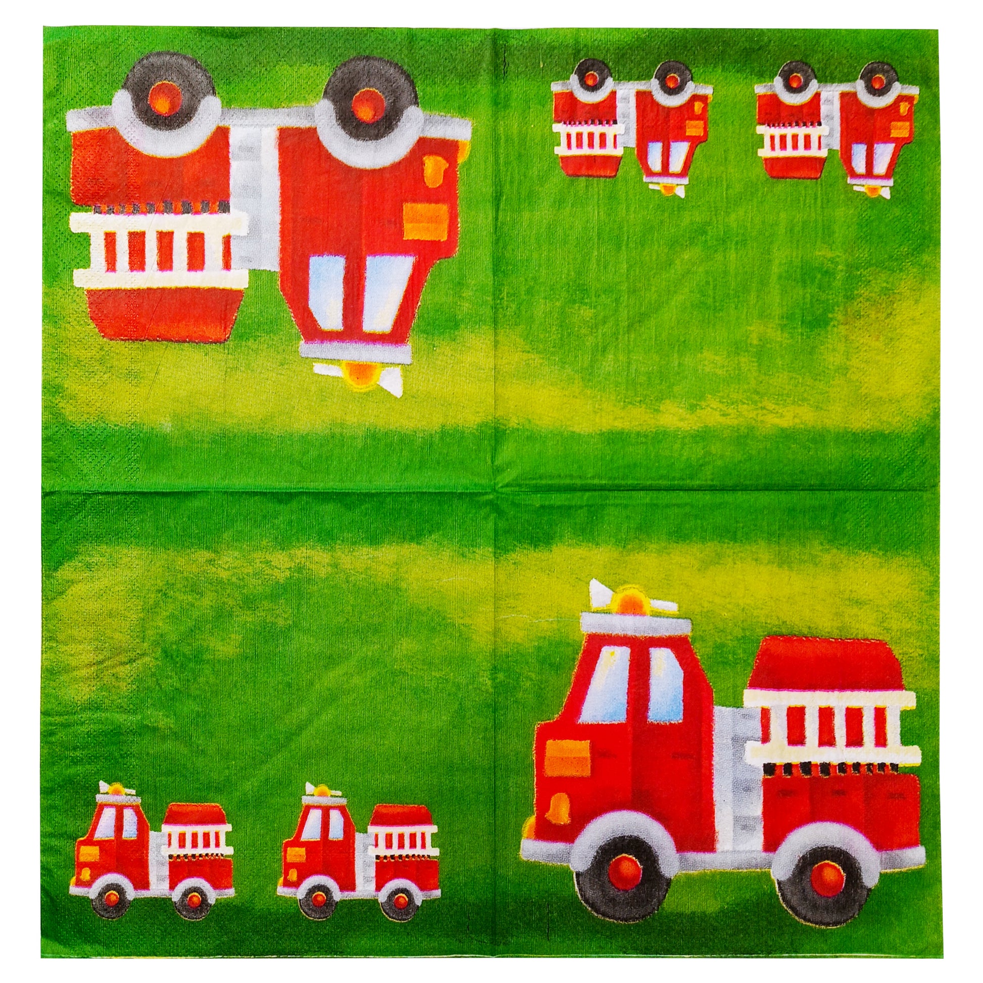 Fire Engine Party Napkins (pack of 20) - Anilas UK