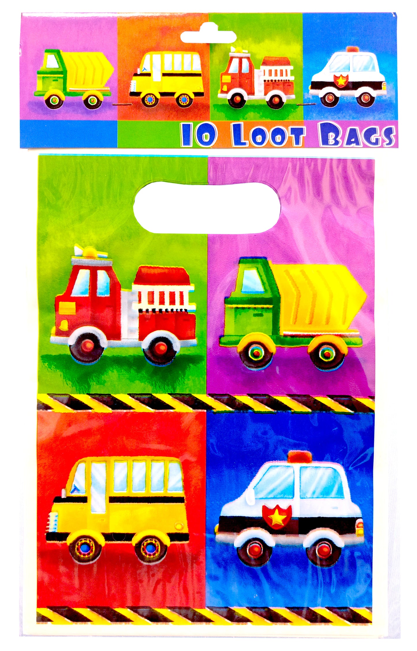 Cars and Vehicles Party Bags (pack of 10) - Anilas UK