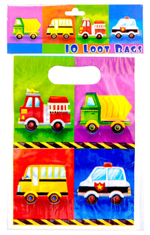 Cars and Vehicles Party Bags (pack of 10) - Anilas UK