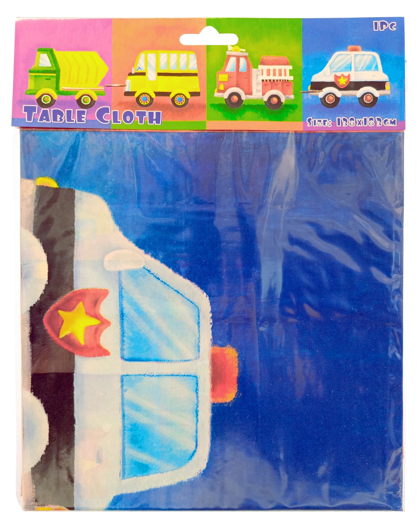 Vehicles And Wheels Party Tablecover - Anilas UK