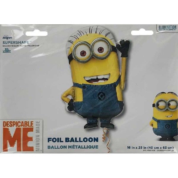 Minions Shape Foil Balloon (40x63 cm) - Anilas UK