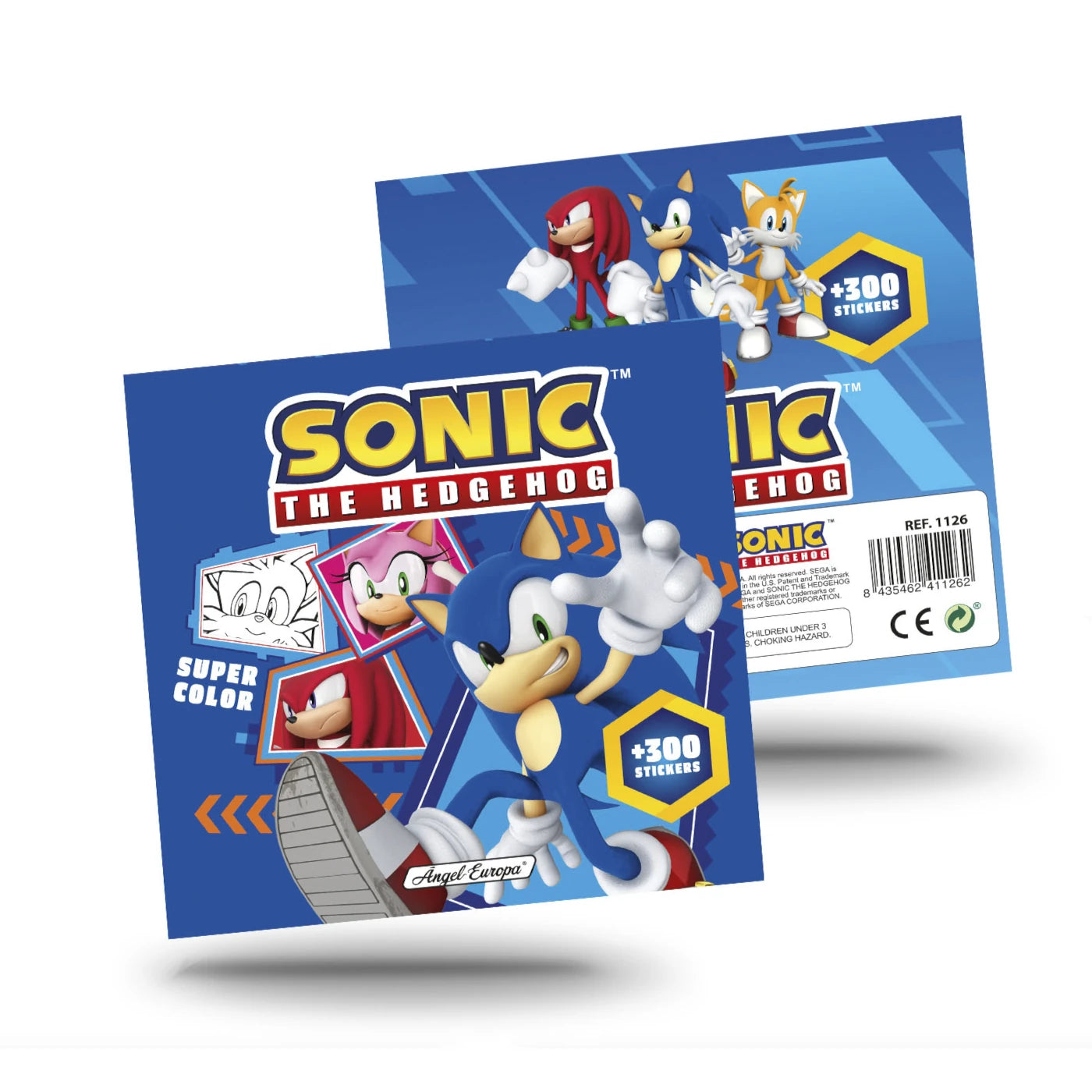 Sonic Super Coluor - Colouring and Stickers - Anilas UK