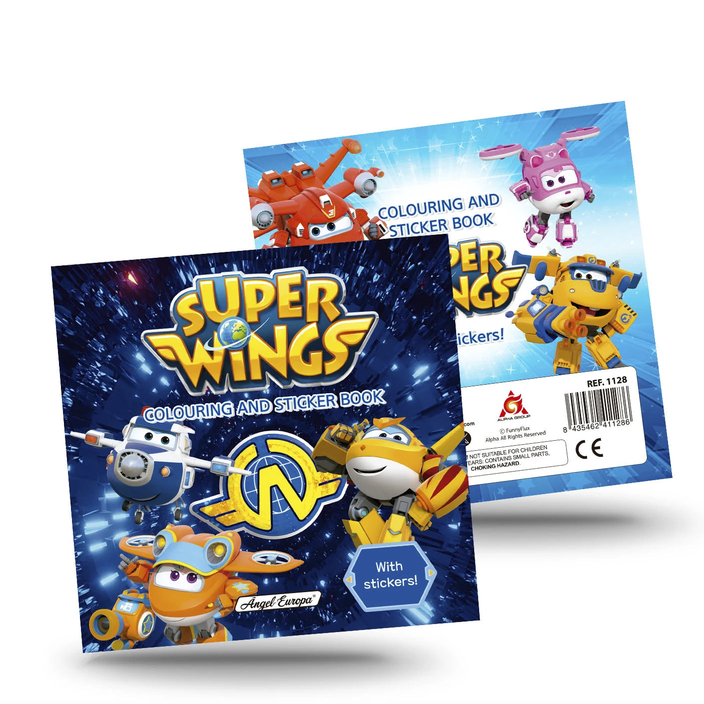 Super Wings - Colouring and Sticker Book - Anilas UK