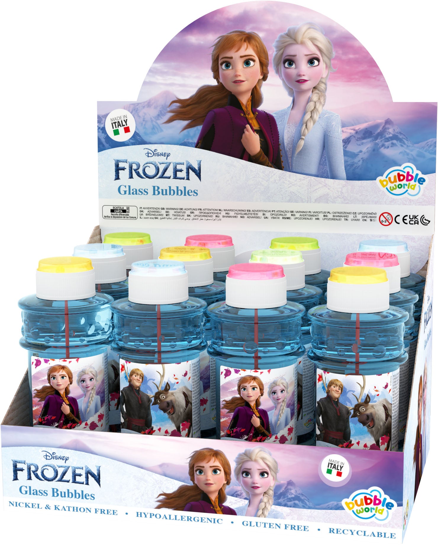 Disney Frozen Bubble Tub with Wand 300 ml - Anilas UK