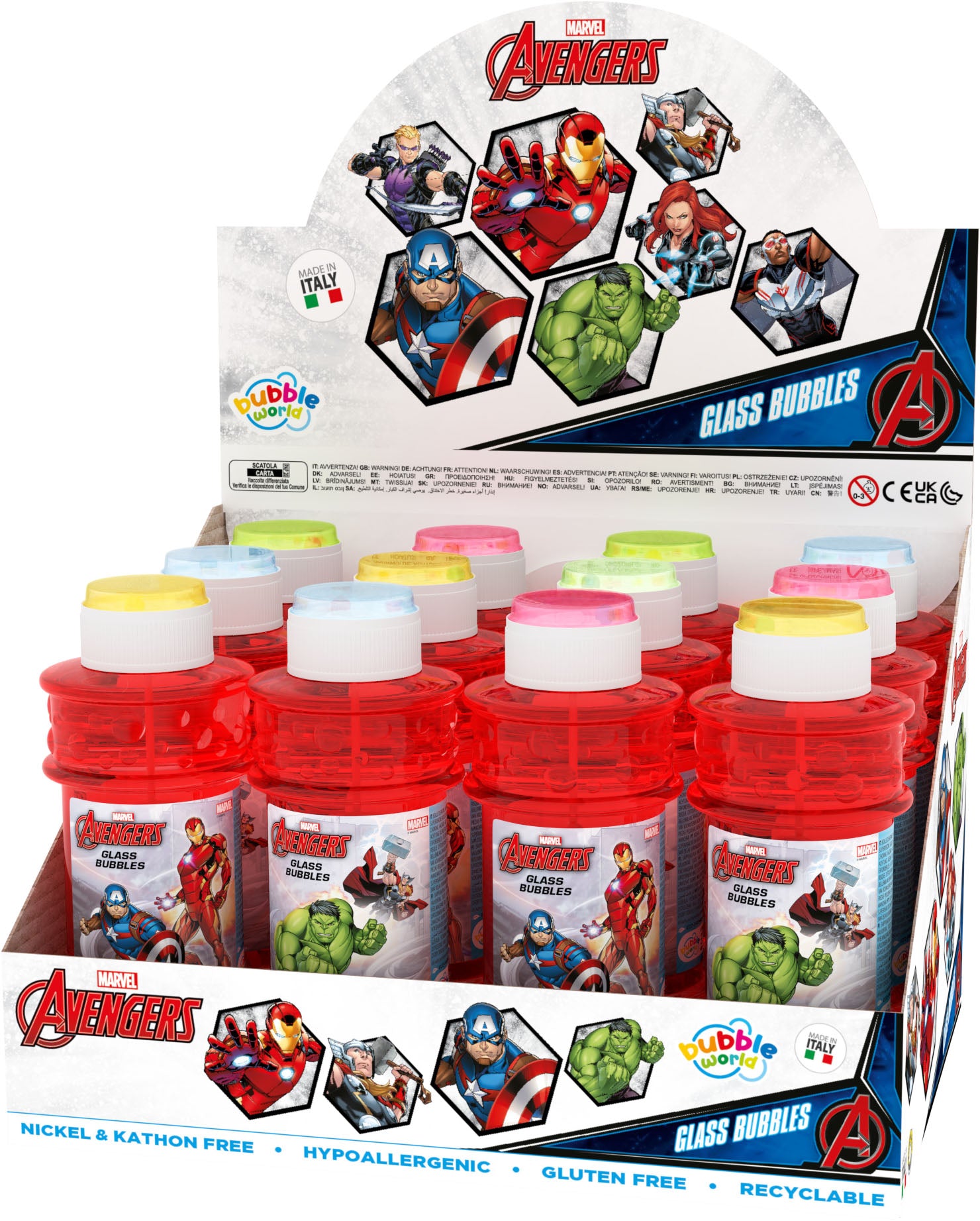 Avengers Bubble Tub with Wand 300 ml - Anilas UK
