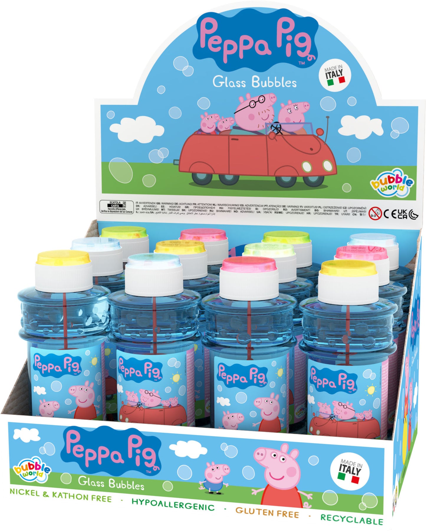 Peppa Pig Bubble Tub with Wand 300 ml - Anilas UK
