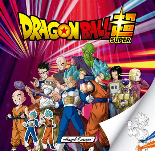 DragonBall Colouring Book with Stickers 12 pages - Anilas UK